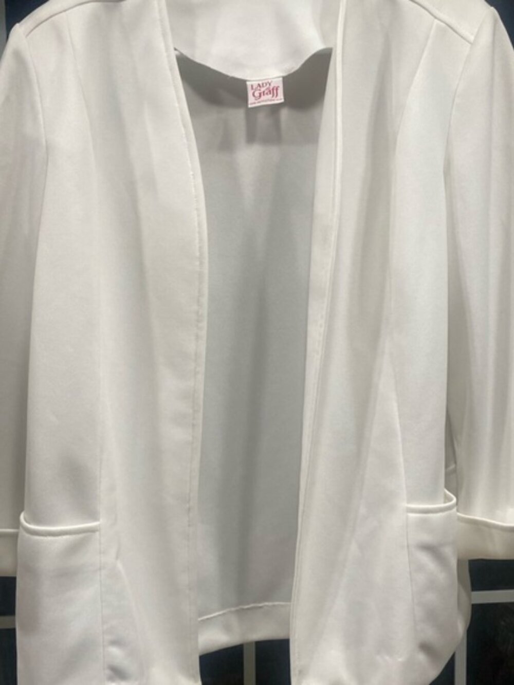 Emma James Dark Navy Blue Size 12 Stretch Polyester Dress Pants - Picture 16 of 17